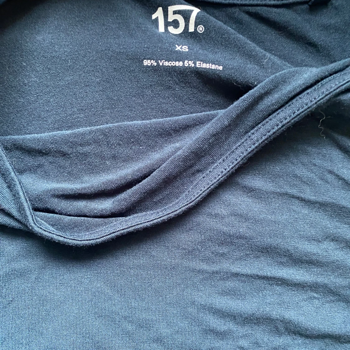 Mörkblå långärmad topp från 157 - 1