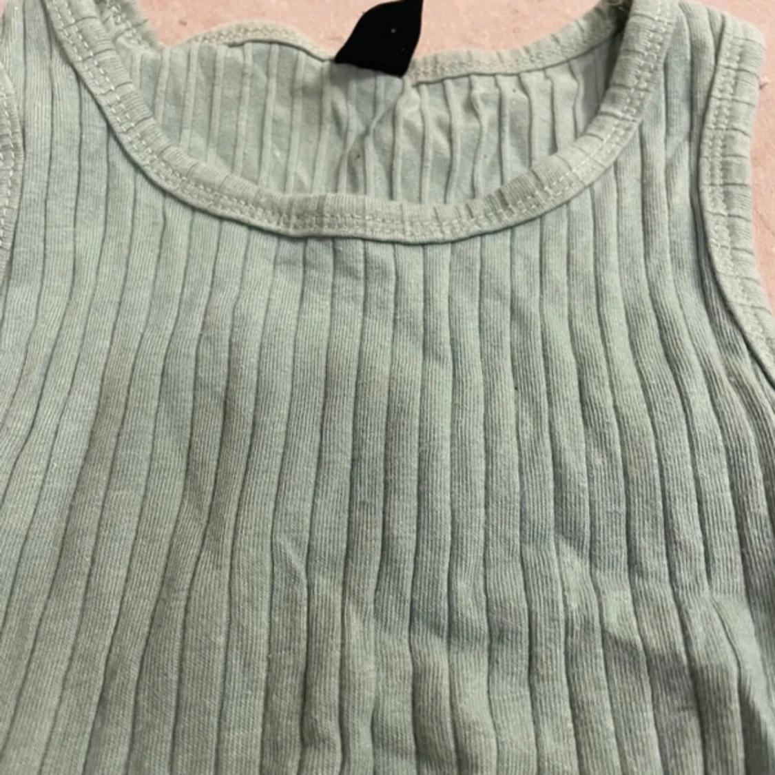 Ribbad mintgrön klänning från SHEIN - 1