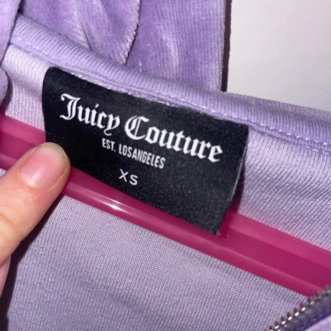 Lila hoodie från Juicy Couture XS - 3