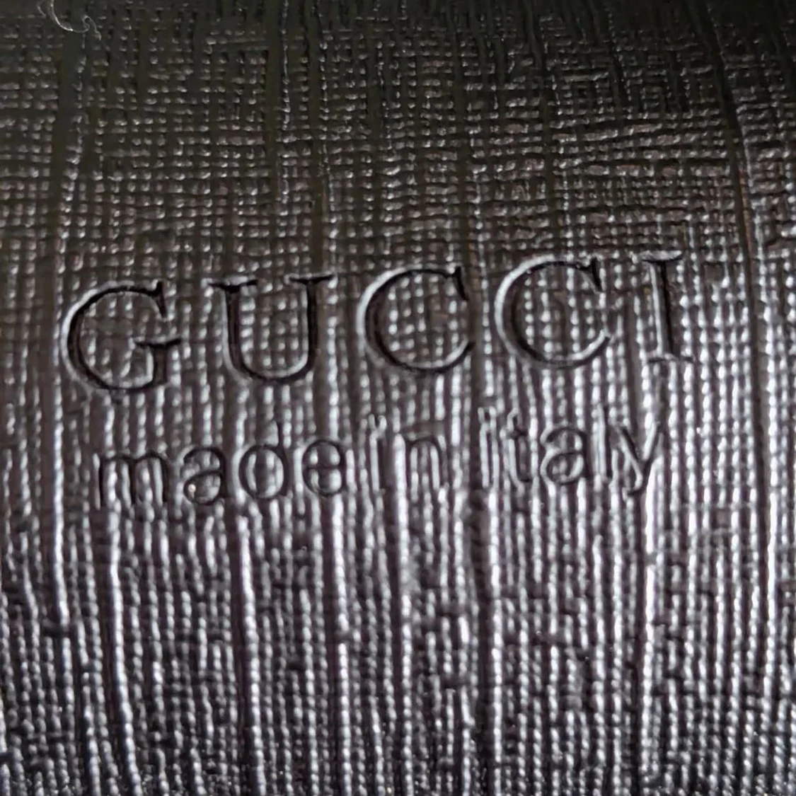 Svart Gucci axelväska i skinn - 2