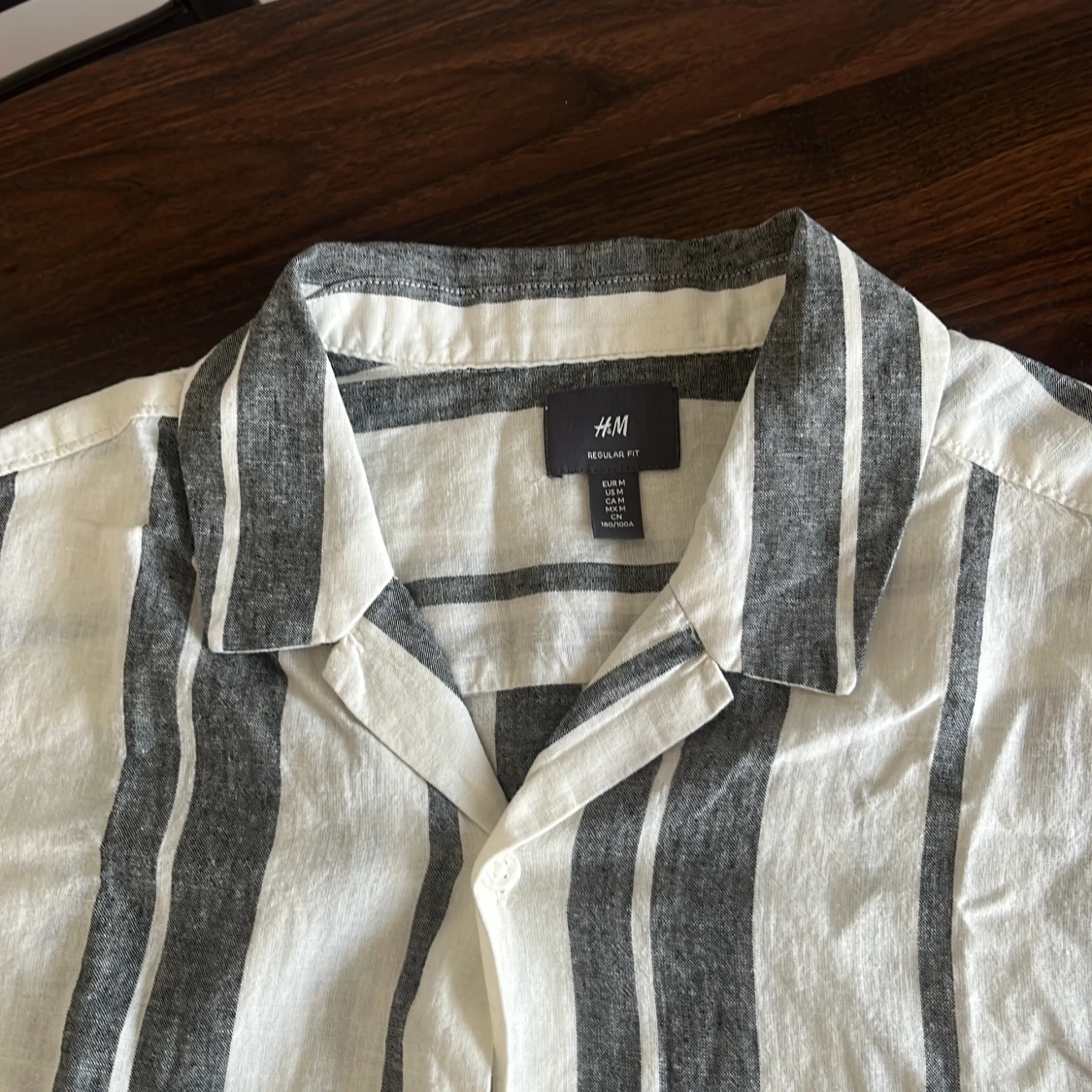 Randig kortärmad skjorta från H&M - 2