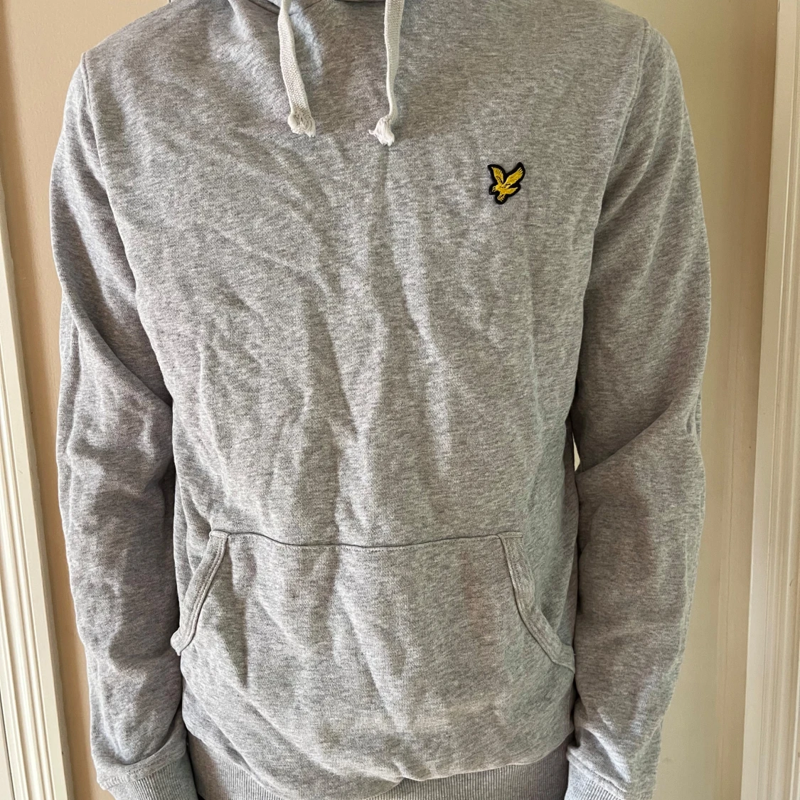 Grå hoodie från Lyle & Scott