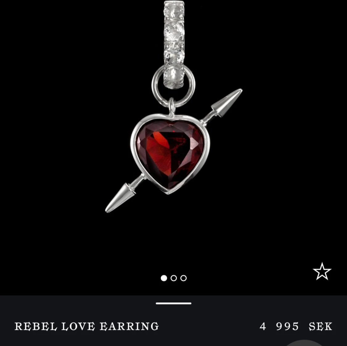 Maria Nilsdotter Rebel Love örhänge