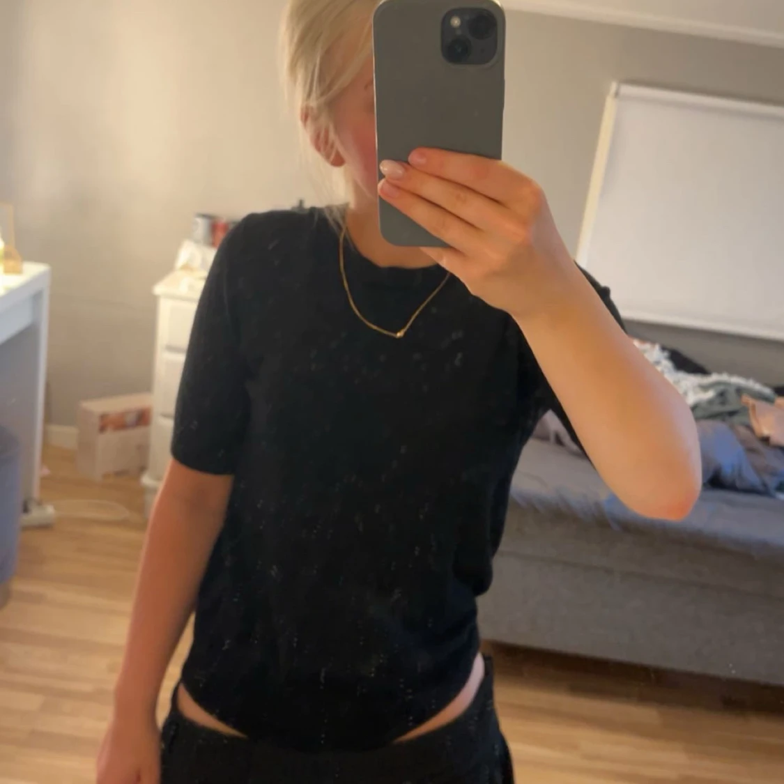 Svart t-shirt från Zara