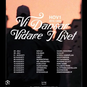 2 st Hov1 biljetter  - Säljer 2 st hov1 biljetter till Stockholm stadion 29 augusti då jag fått förhinder och inte längre kan gå.  Säljer de tillsammans. Pris kan diskuteras 