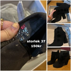 Svarta Boots - oanvända, storlek 37