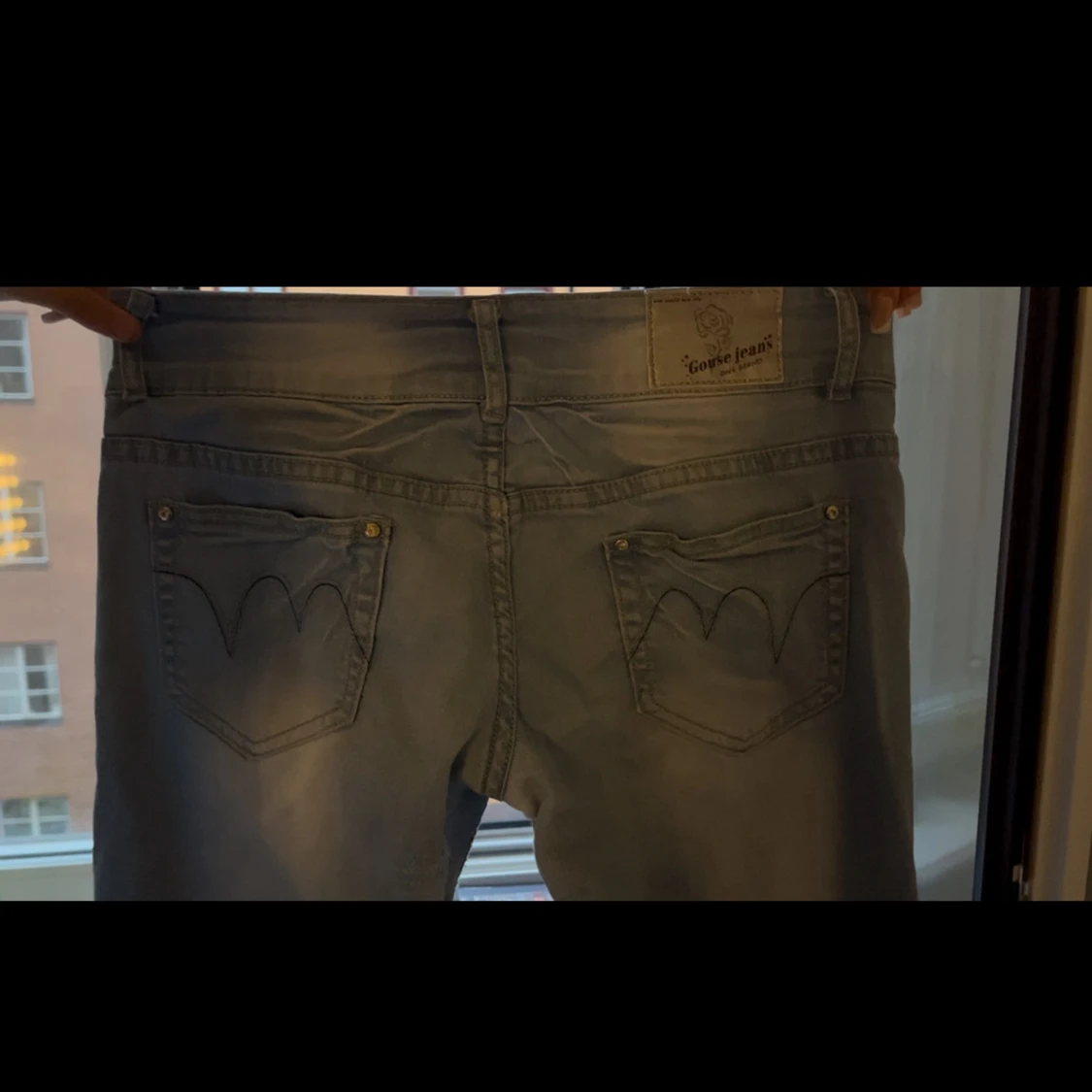 Ljusblå Goose Jeans bootcut - 1