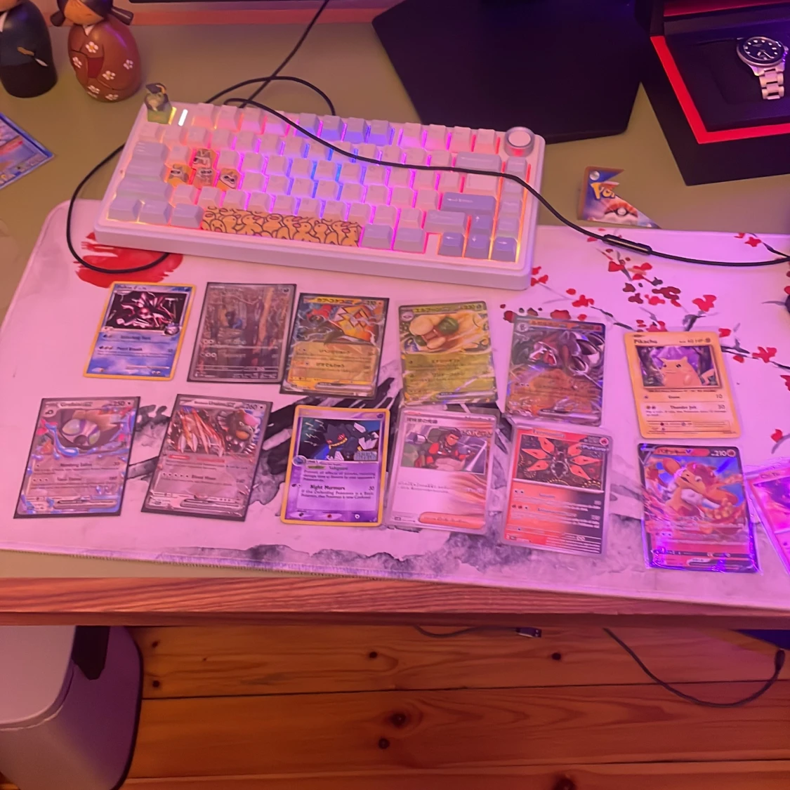 Pokémonkort - Blandad samling med holo och EX