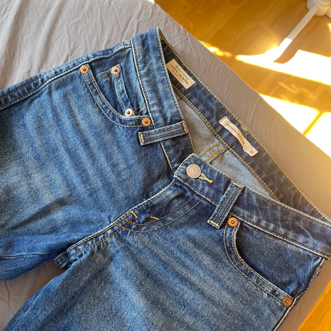 Levi's Bootcut jeans blå strl 26