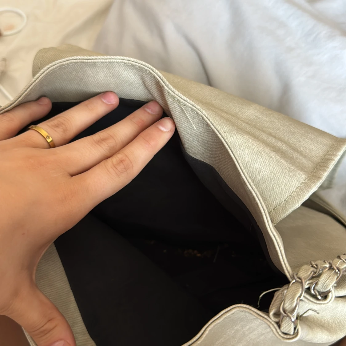 Beige axelväska från MixMatch - 1