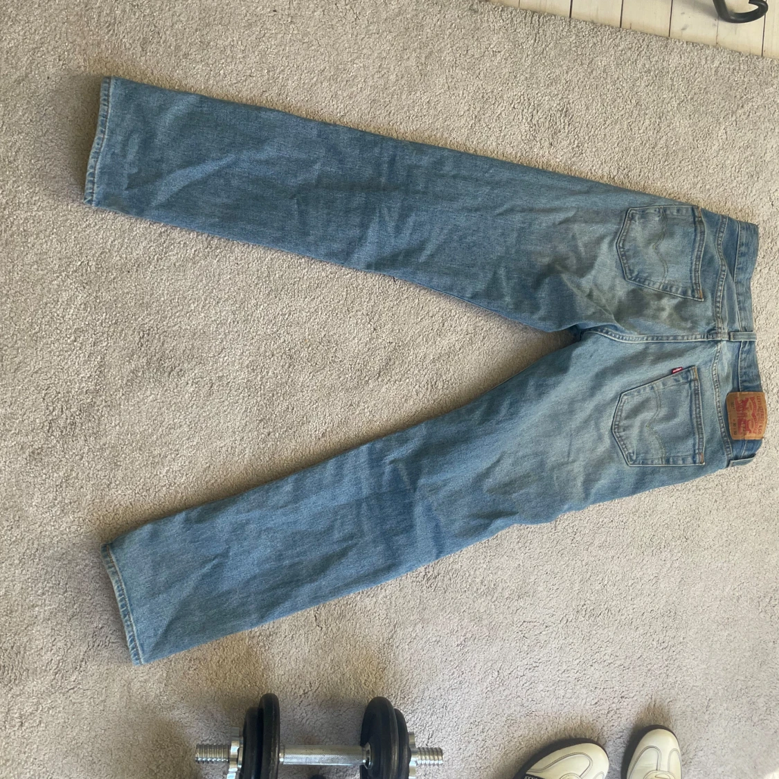 Levi's 501 ljusblå jeans W30 L32 - 1