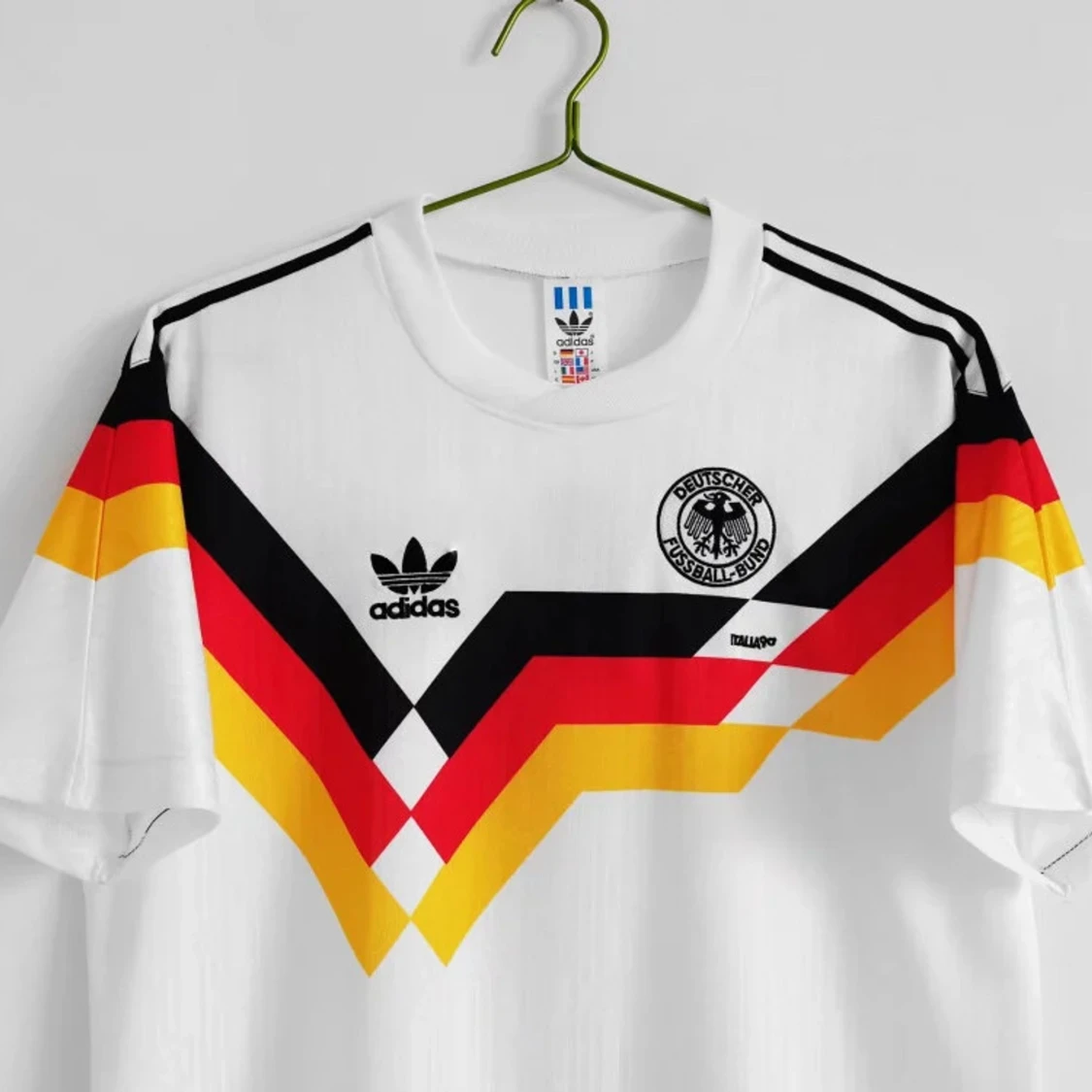 Tysklands retro fotbollströja Adidas 1990 - 4