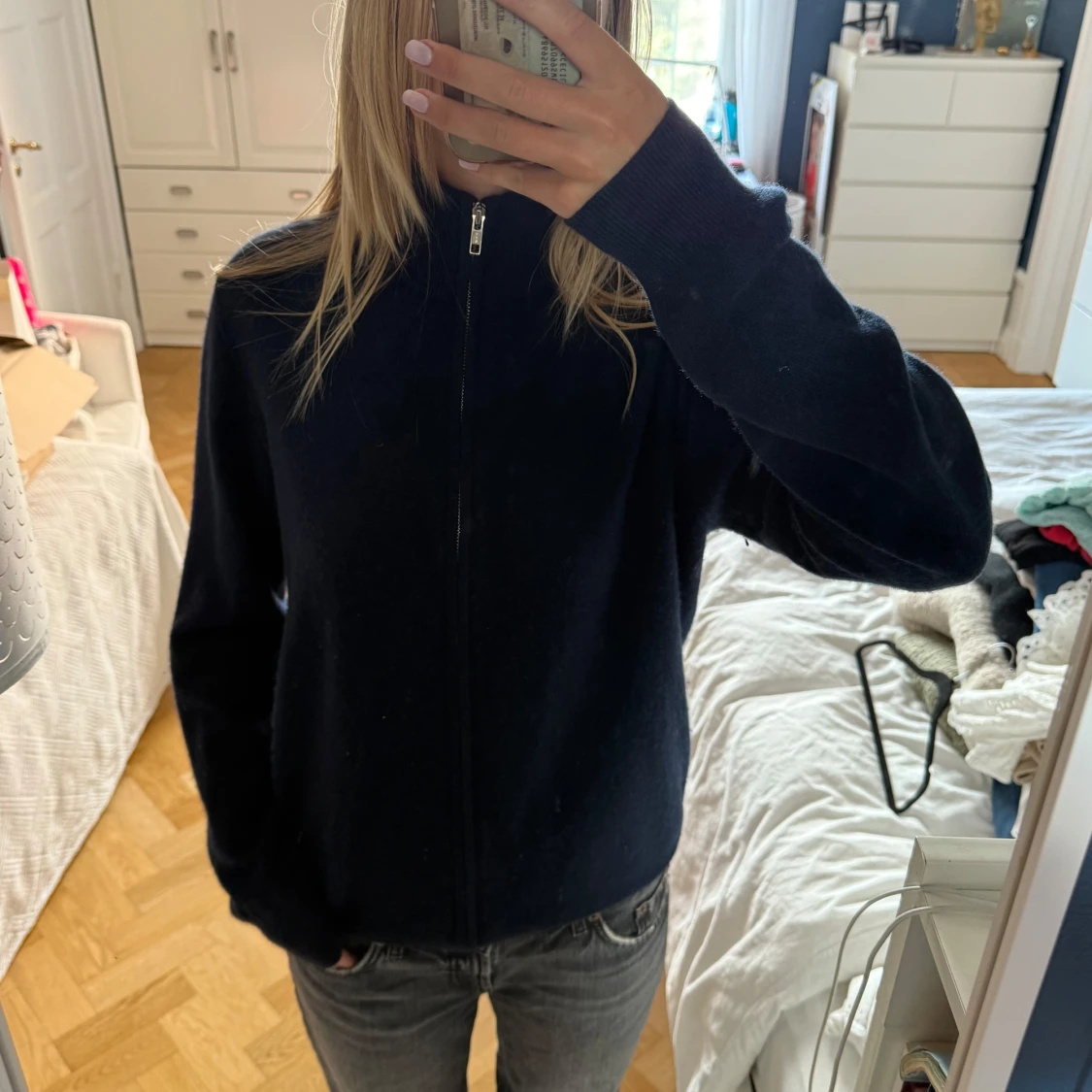 Mörkblå Soft Goat kofta - 1