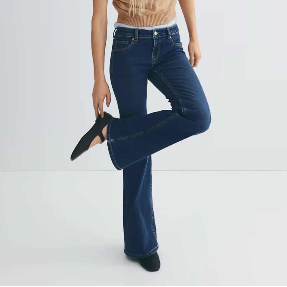Lågmidjade jeans