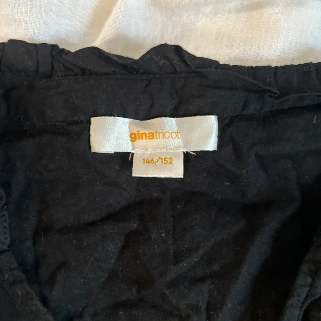 Svart långärmad klänning Gina Tricot - 1