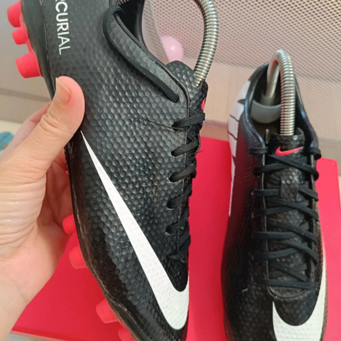 Nike Mercurial svarta fotbollsskor - 2