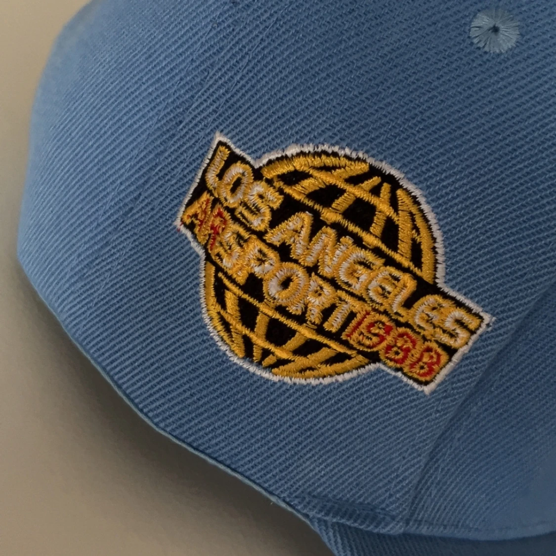 Blå keps med brodyr Los Angeles - 1