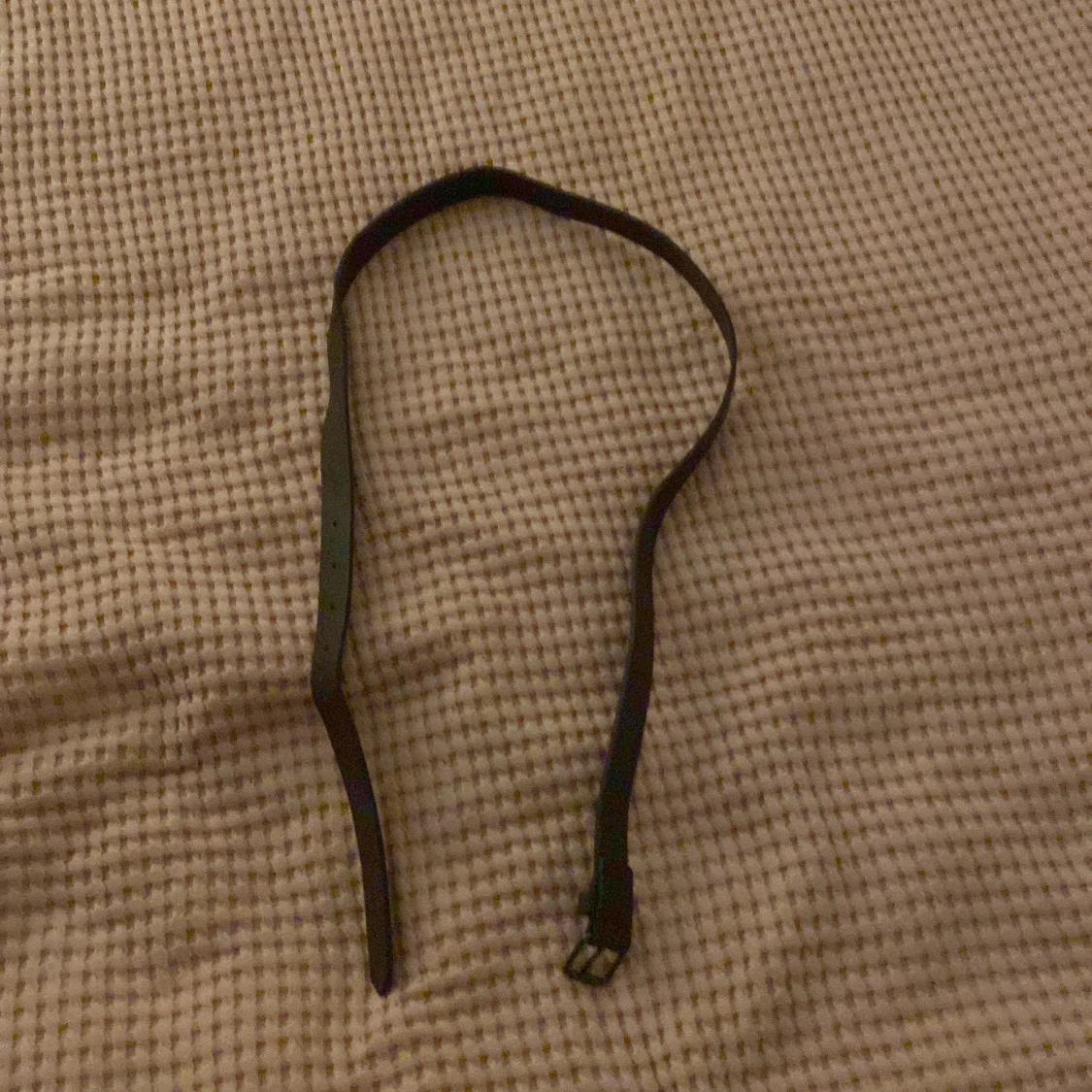 Svart klassiskt skärp i skinn - 4