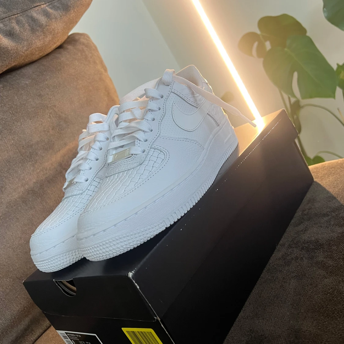 Nike Air Force 1 helvita sneakers - 2