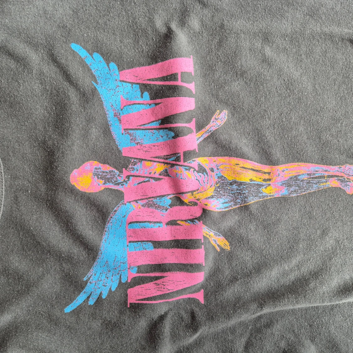 Grå Nirvana t-shirt från Divided - 1