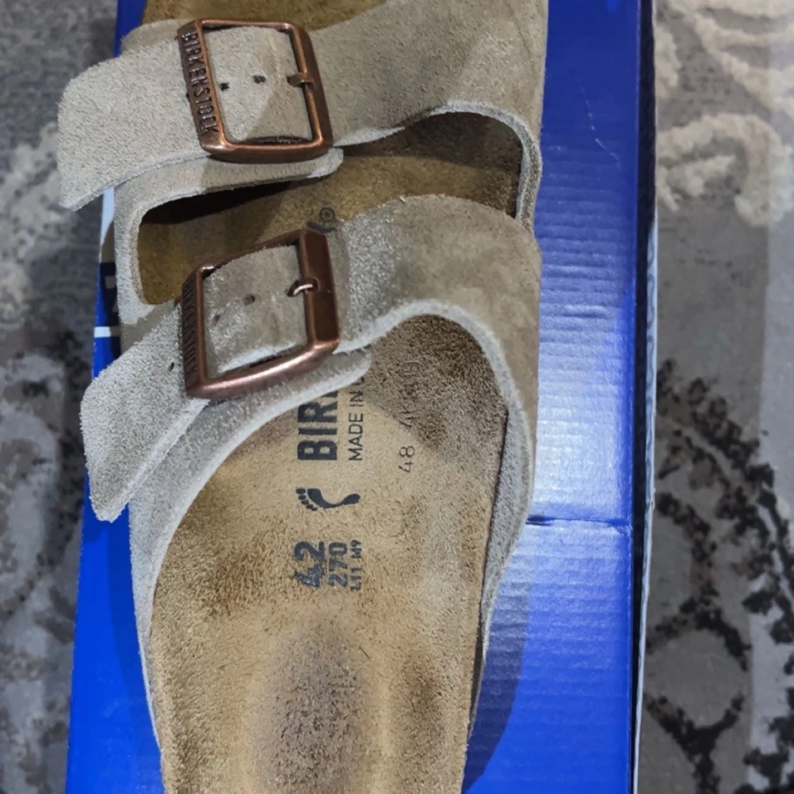 Beige sandaler från Birkenstock - 1