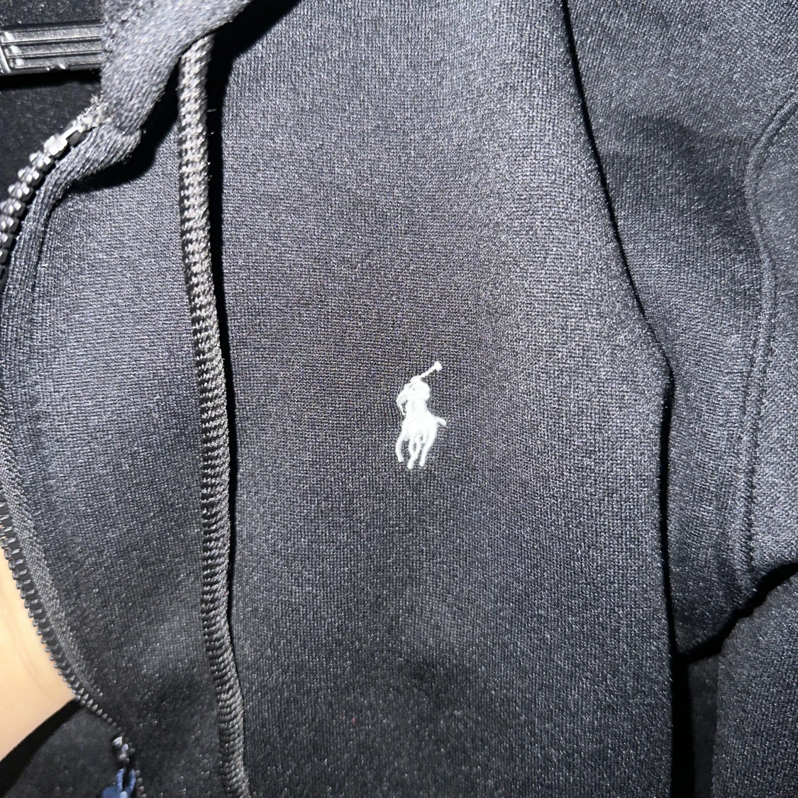 Svart hoodie med dragkedja från Ralph Lauren , HELT NY  - 2