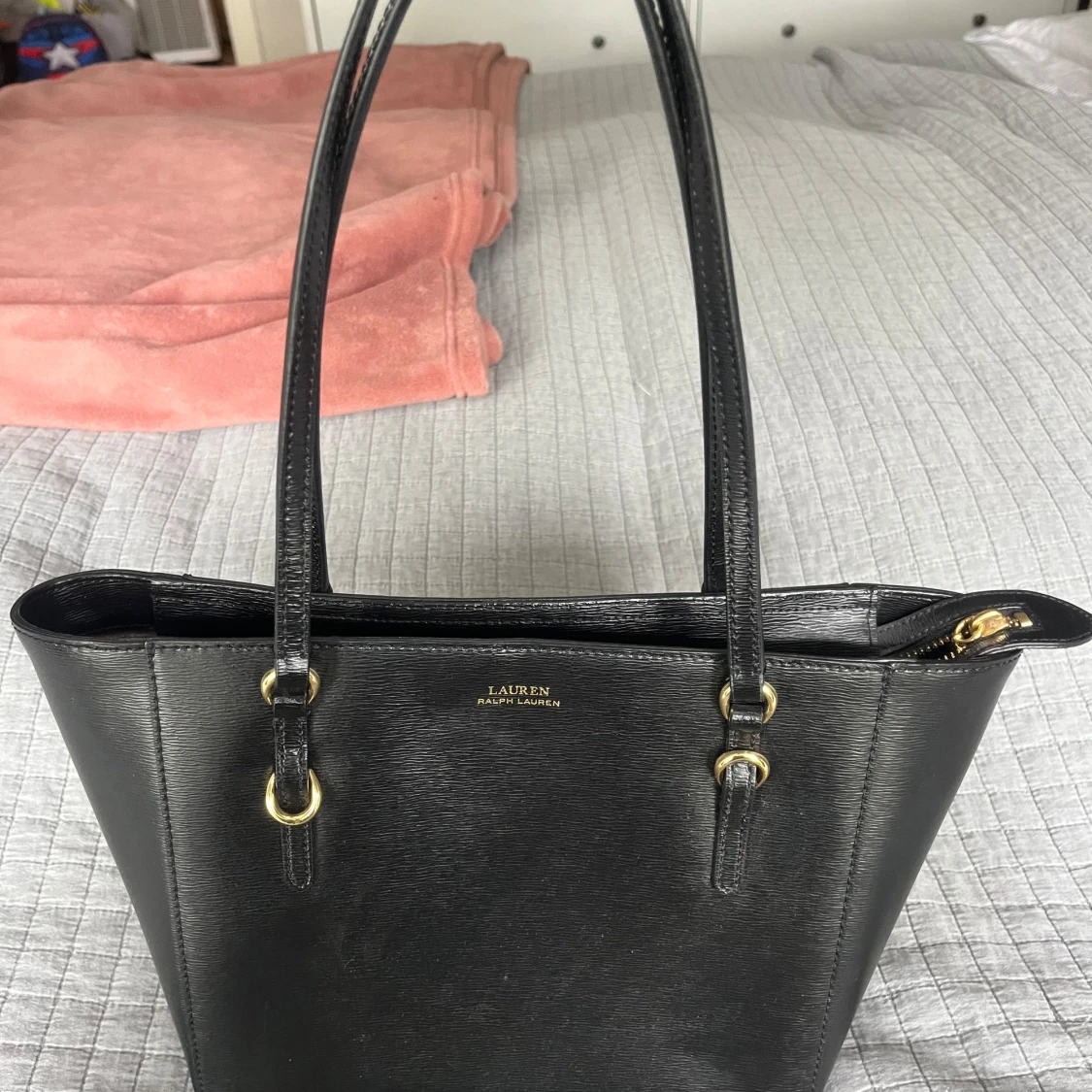 Svart axelväska från Ralph Lauren - 1