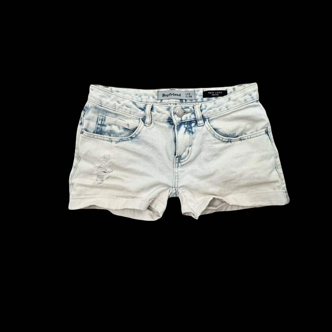 Vit jeansshorts från New Look - 1