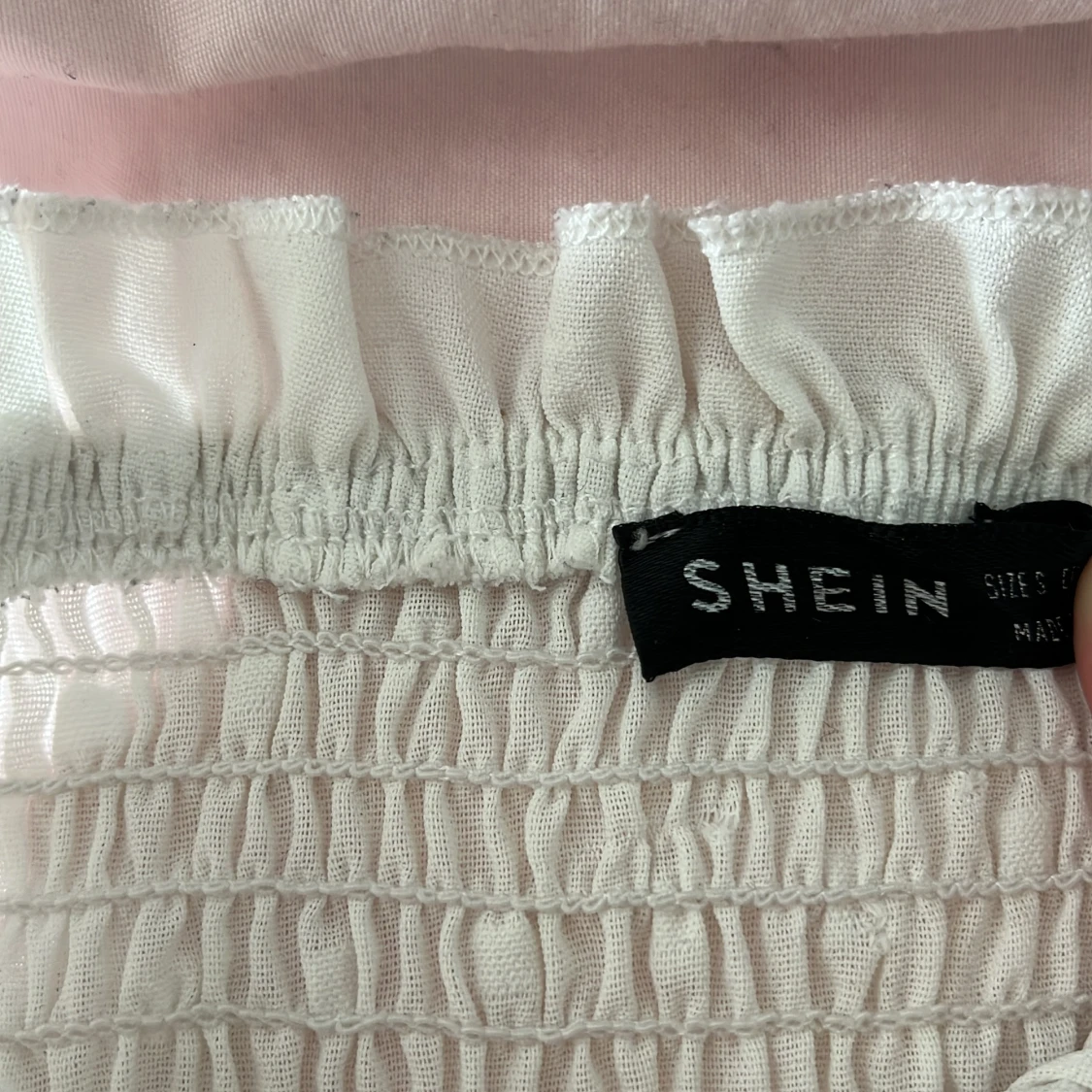 Vit bandeau tubtopp från SHEIN - 1