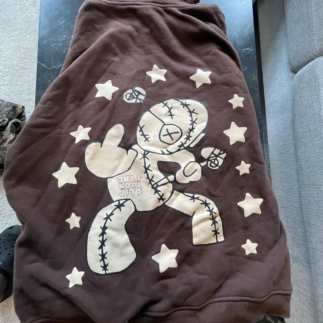 Brun hoodie Only Kool Jits