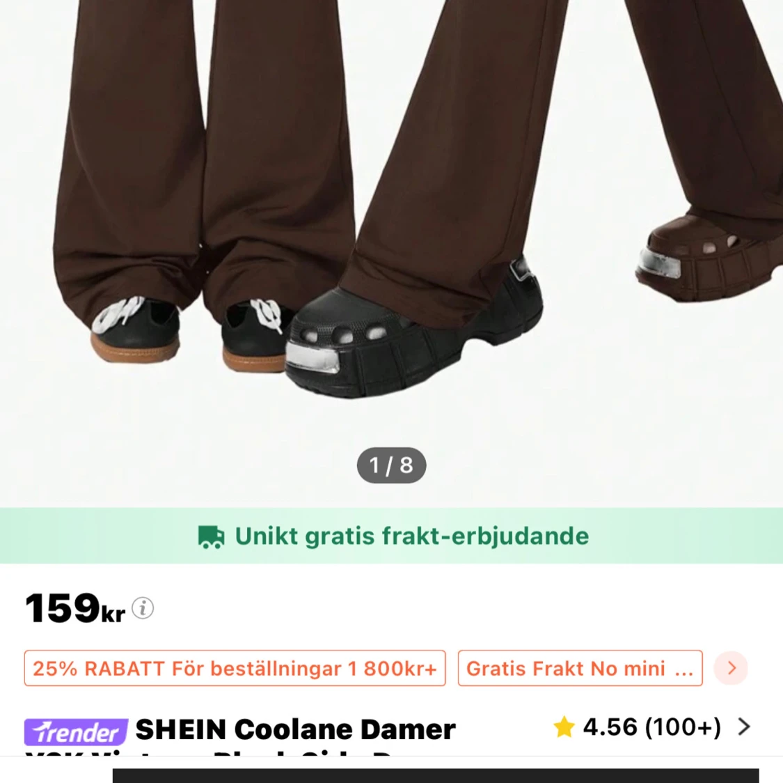 Bruna byxor från SHEIN