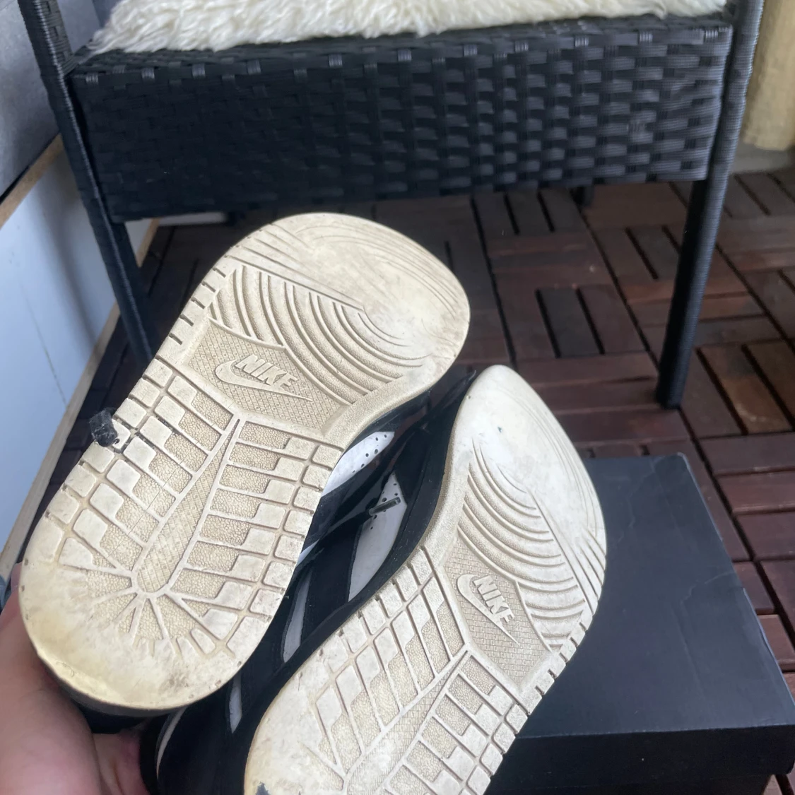 Nike Air Jordan 1 svart/vit/röd - 3