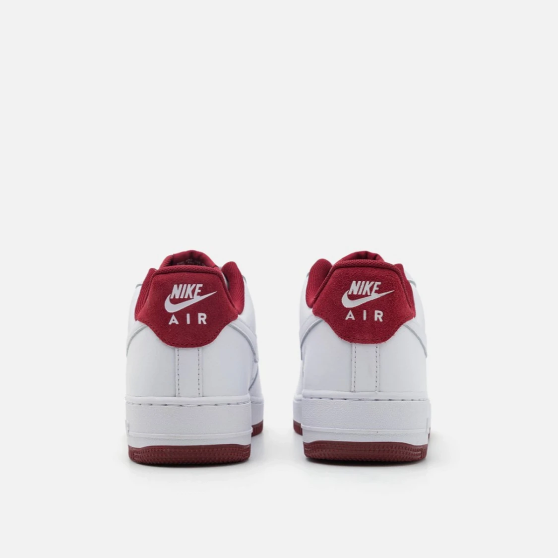 Nike Air Force 1 vit/röd sneakers - 2