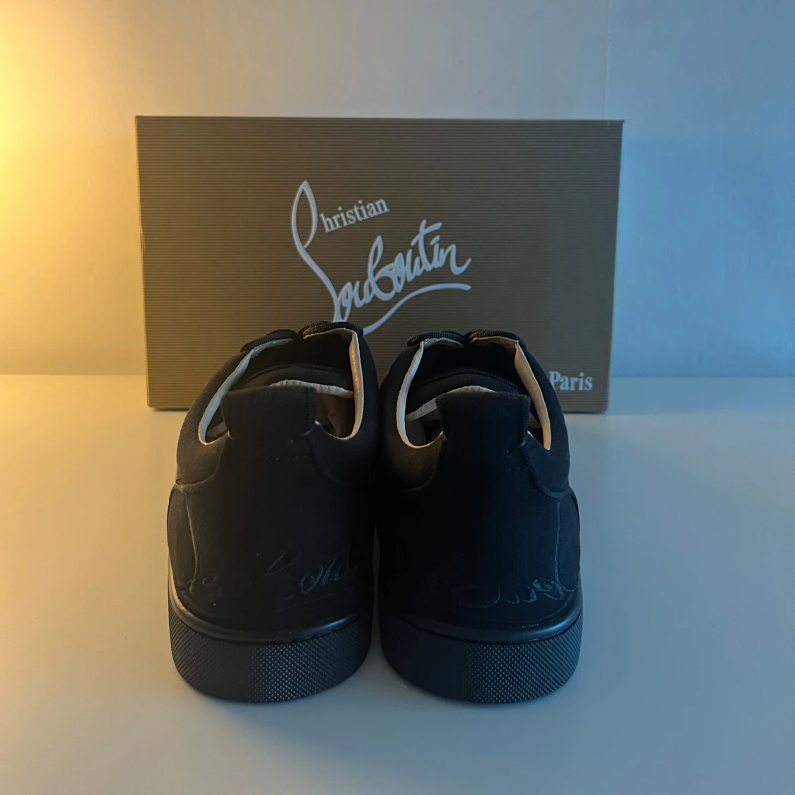 Svarta sneakers från Christian Louboutin - 2