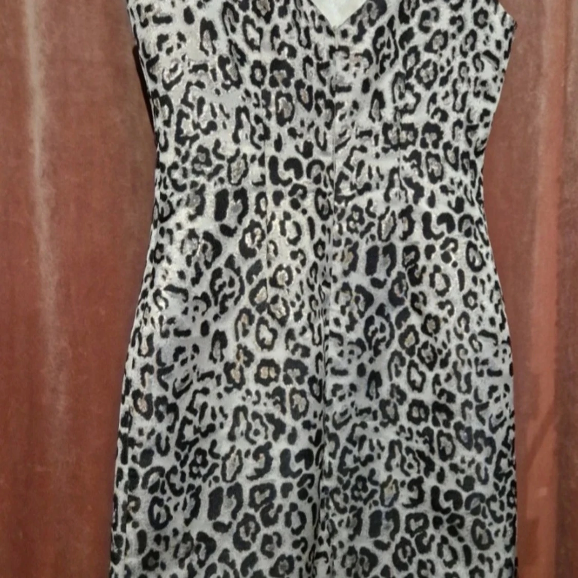 Leopardmönstrad kortklänning BB Studio - 1