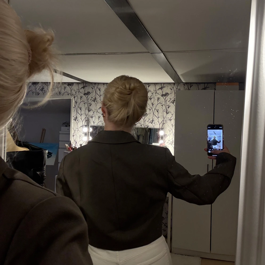 Mörkbrun croppad kavaj - 2