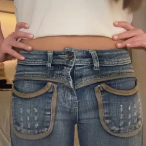 Lågmidjade bootcut jeans - Jättesnygga lågmidjade bootcut jeans💕