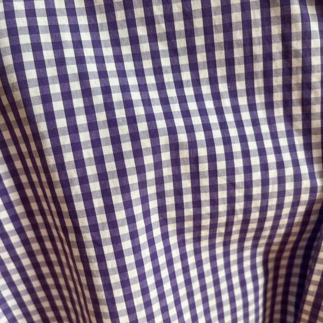 Rutig lila och vit skjorta från Martinique  - 1