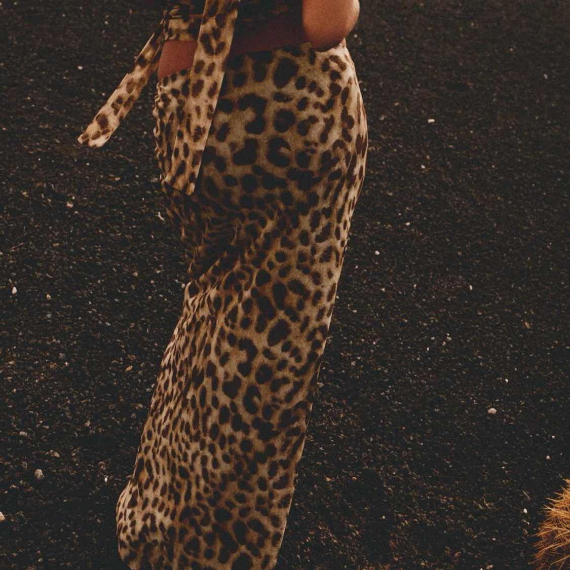 Leopardmönstrad långkjol - 1