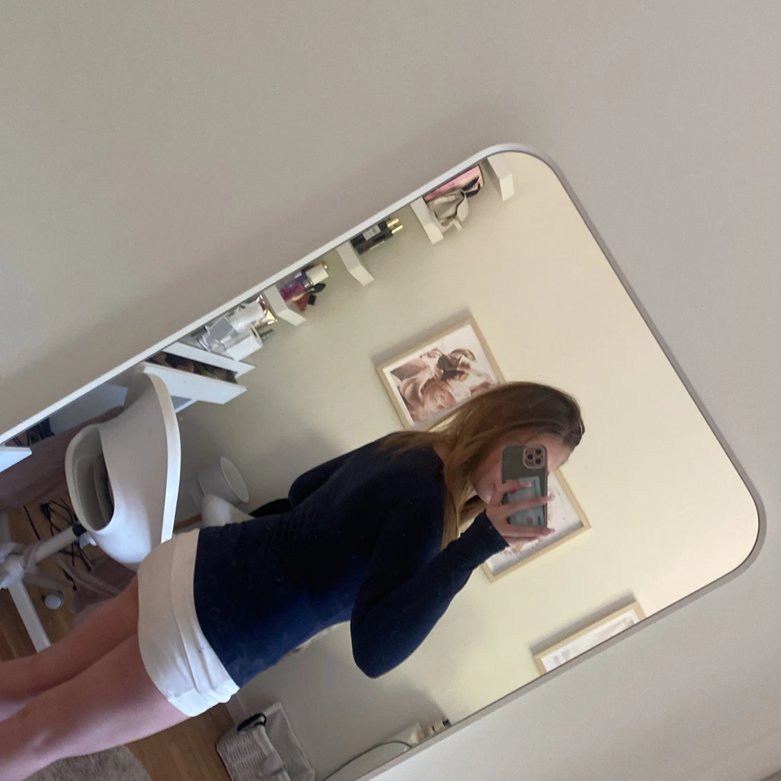 Mörkblå långärmad topp från Kappahl - 3