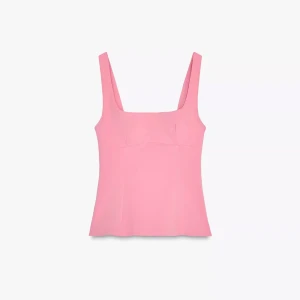 Rosa Topp Zara - Trendig rosa sommartopp från Zara. Helt oanvänd med prislapp kvar! Perfekt inför sommar och fest🩷🩷🩷storlek M men passar även S
