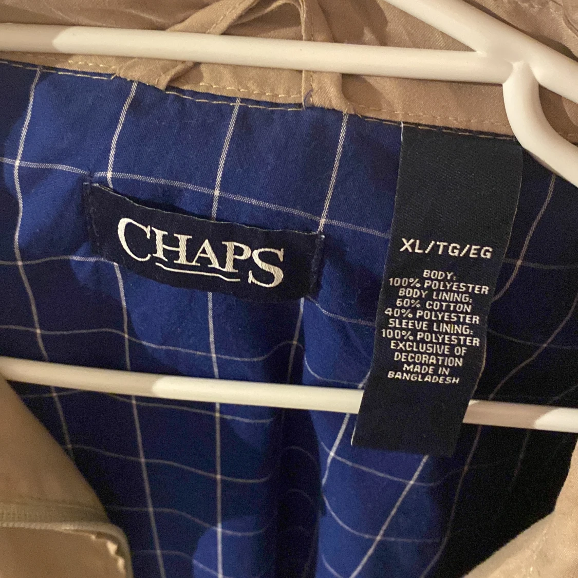 Beige vindjacka från Chaps - 2