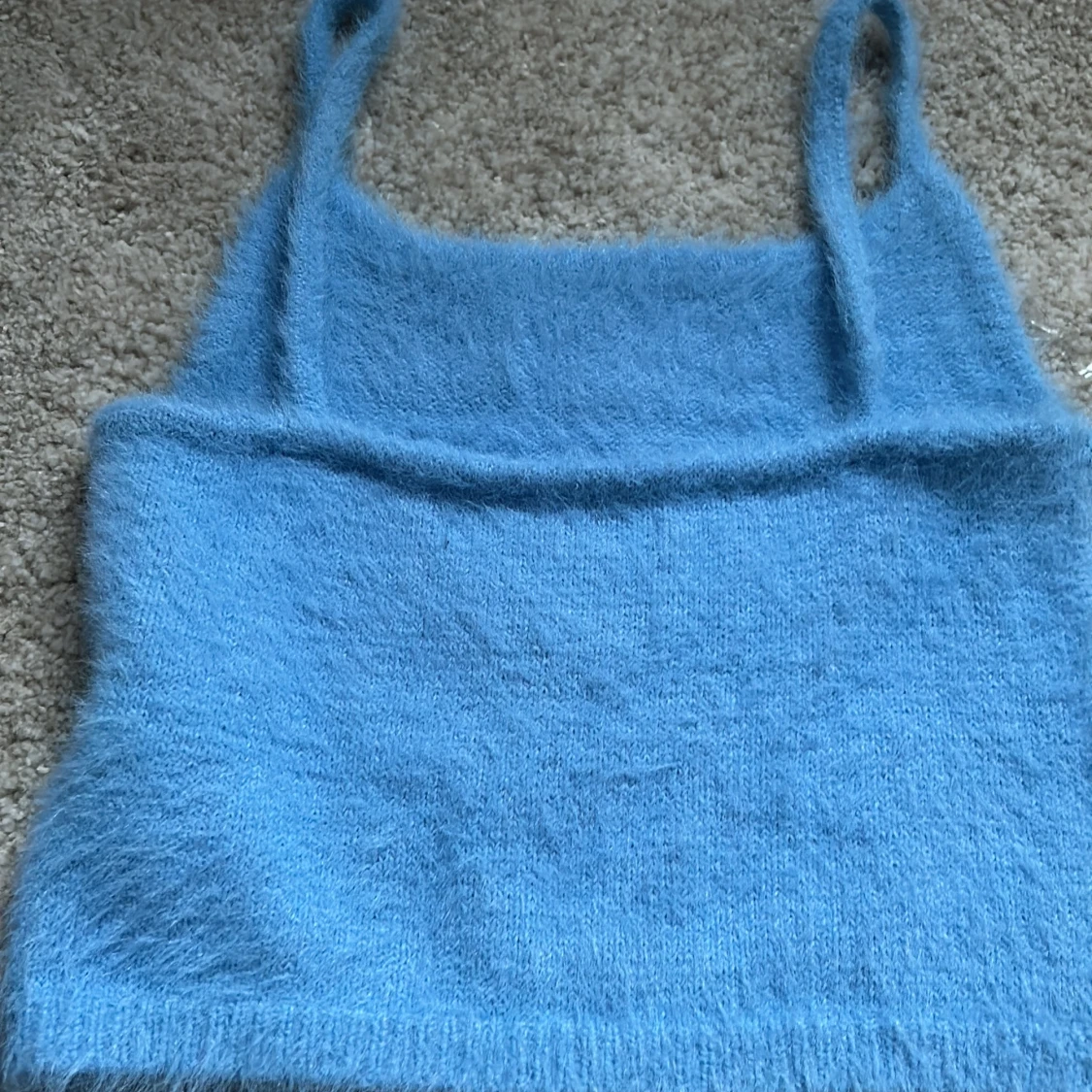 Blå stickad linnetopp från FB Sister - 1