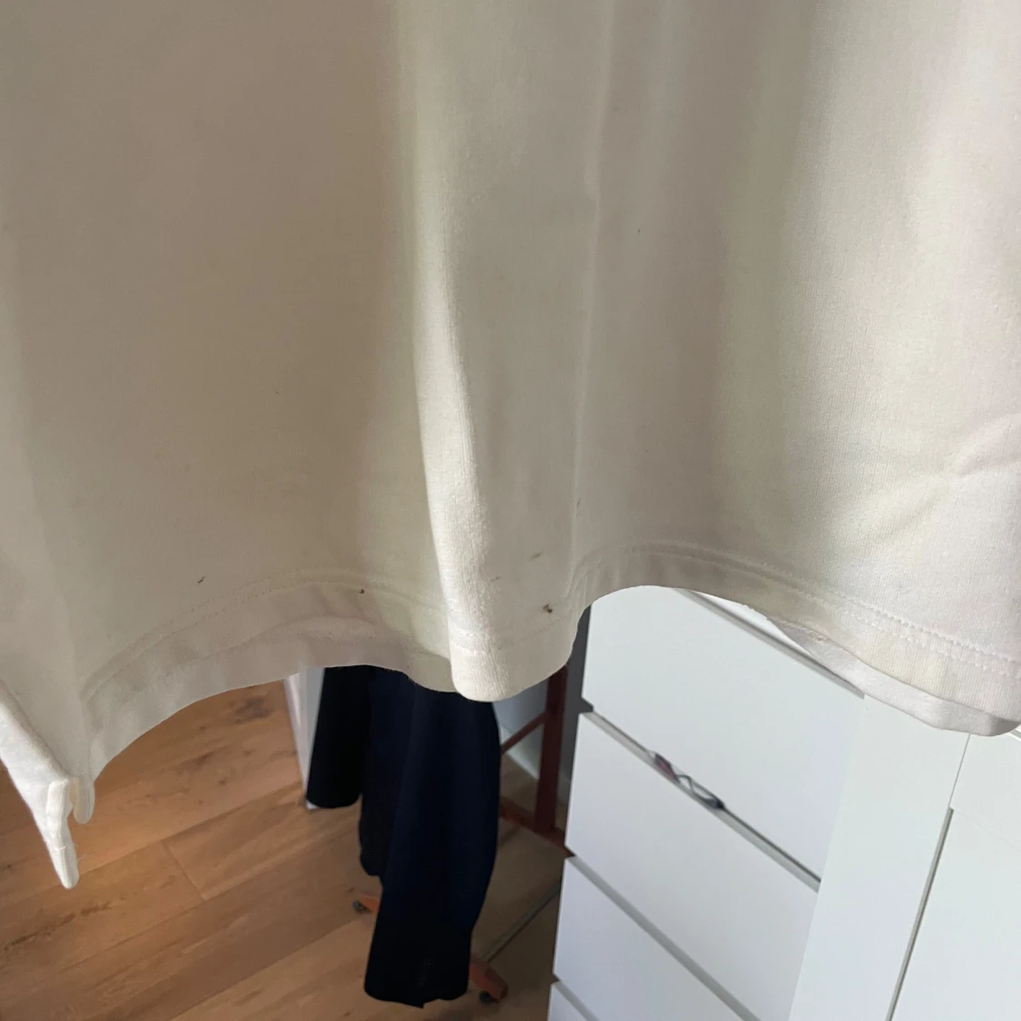 Vit långärmad vintage tröja med dragkedja från Nike - 3