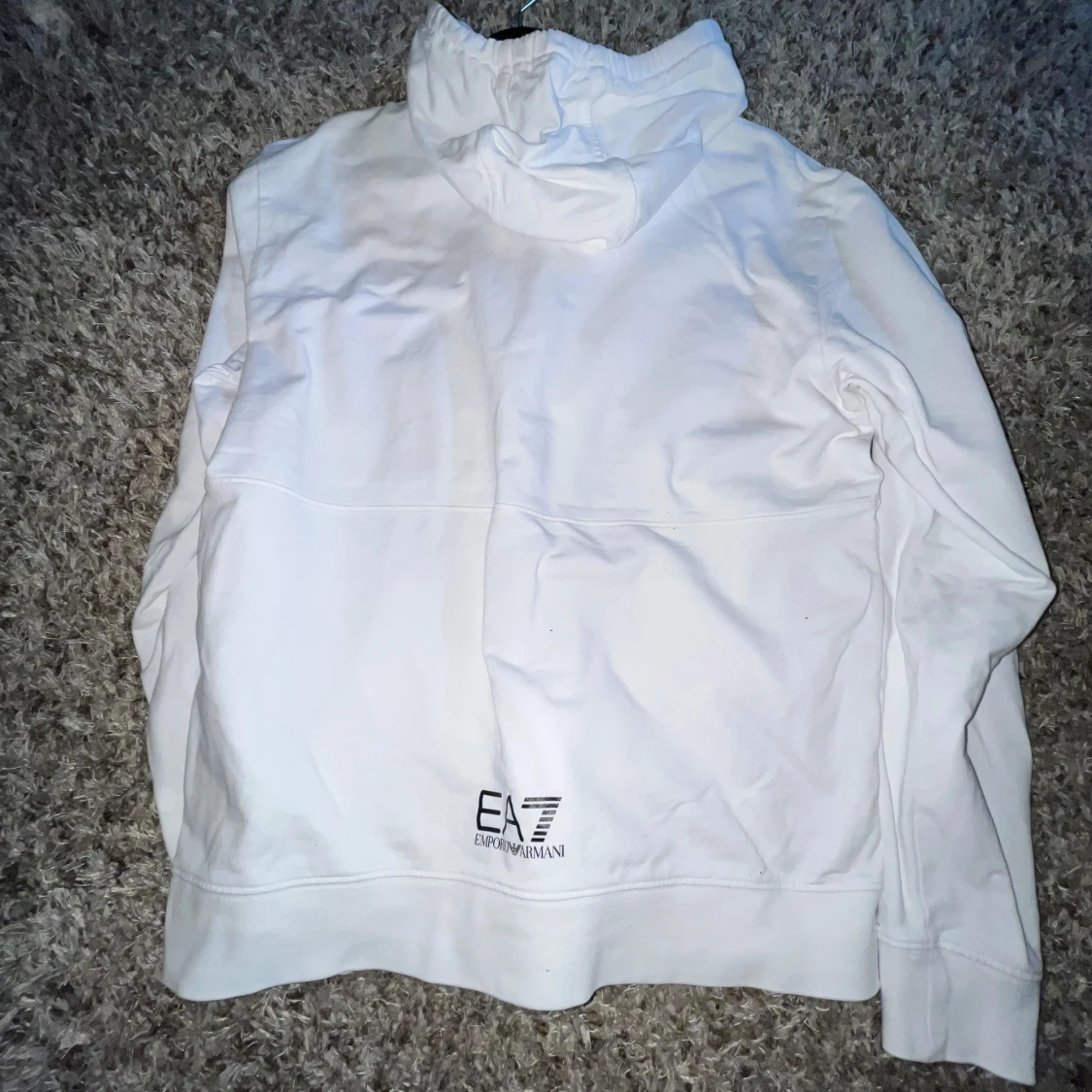 Vit hoodie från Emporio Armani EA7 - 1