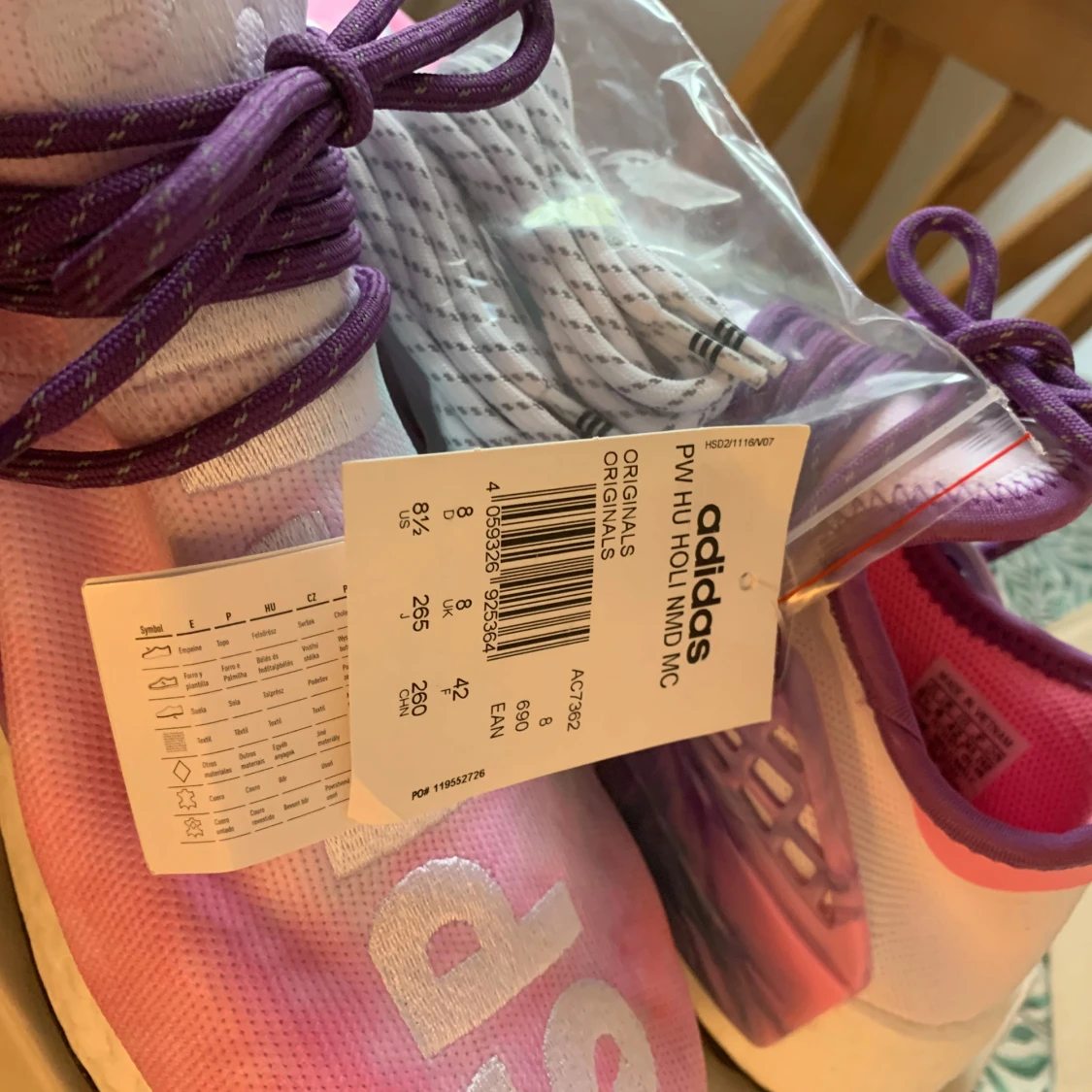 Adidas Pharrell Williams PW HU Holi NMD MC, strl 42 - 3
