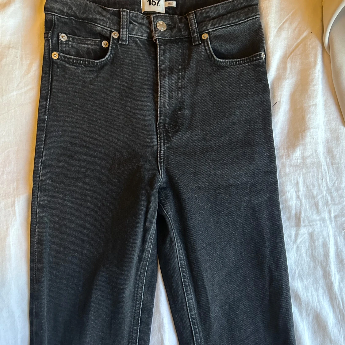 Svarta raka jeans från 157 - 3