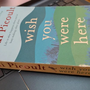 Wish You Were Here - En gripande roman med färgstarkt omslag som lockar till läsning. Perfekt för dig som gillar berättelser om livet, relationer och oväntade vändningar. Passar unga vuxna som vill ha en bok att försvinna in i.