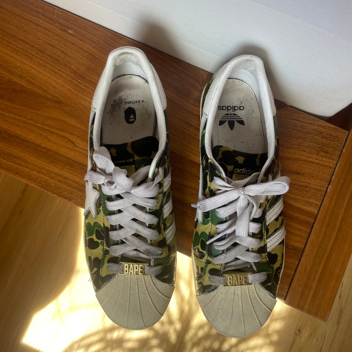 Adidas x Bape Superstar sneakers camouflage - 1