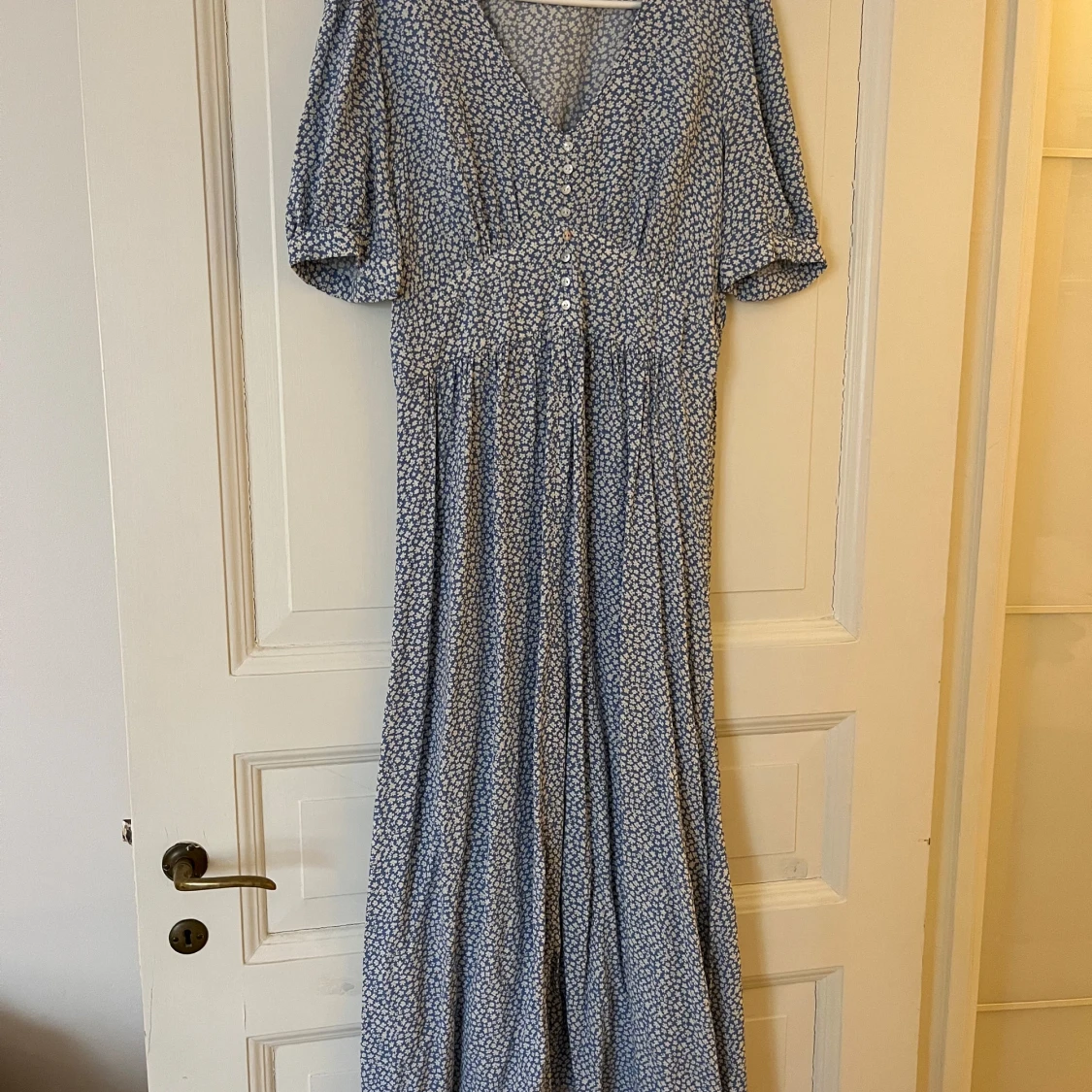 Blommig långklänning från Indiska